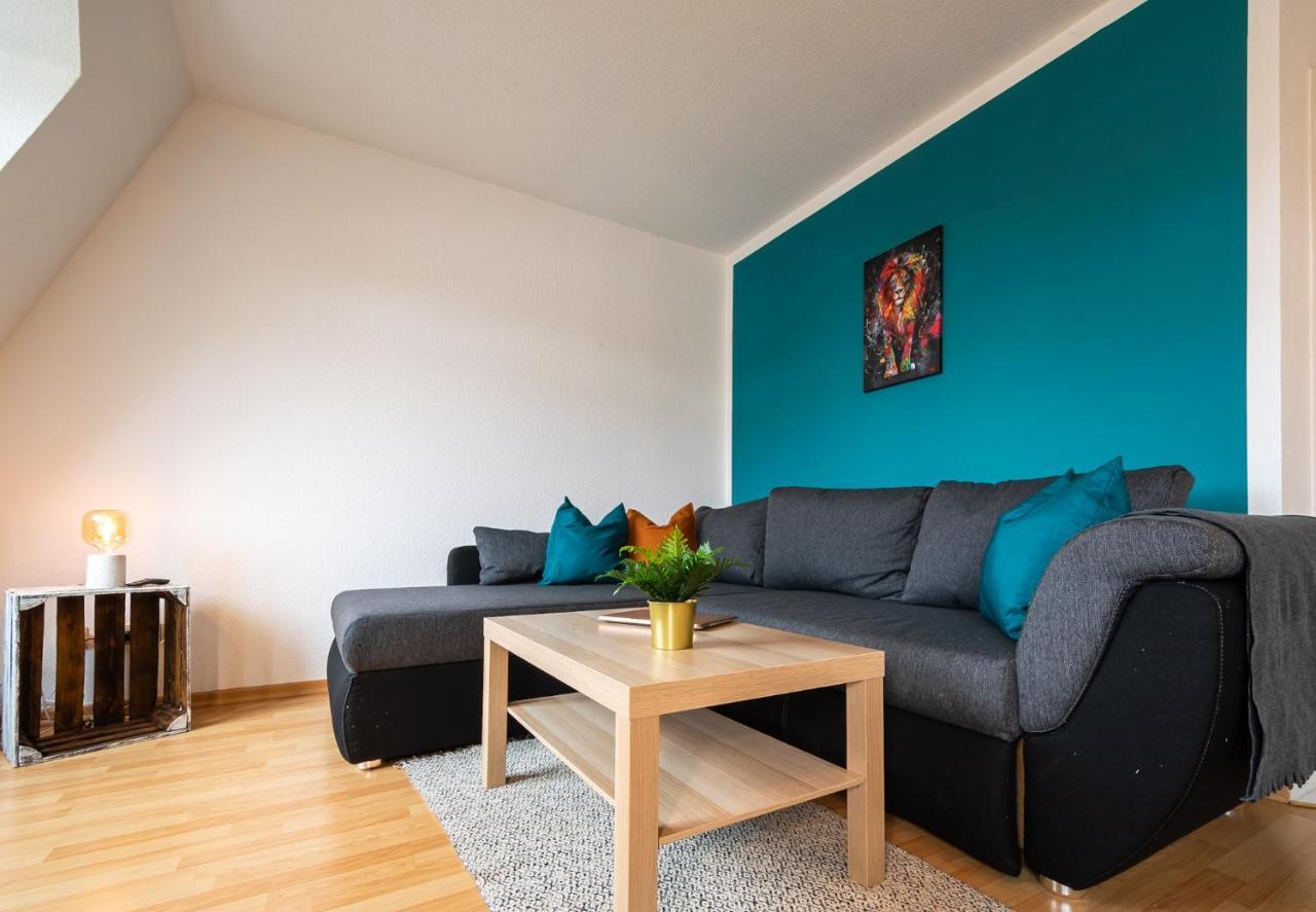 Blue Chili 99 - Grosszuegiges Loft Wlan Boxspringbett Bis 4 Pers Leilighet Leipzig Eksteriør bilde