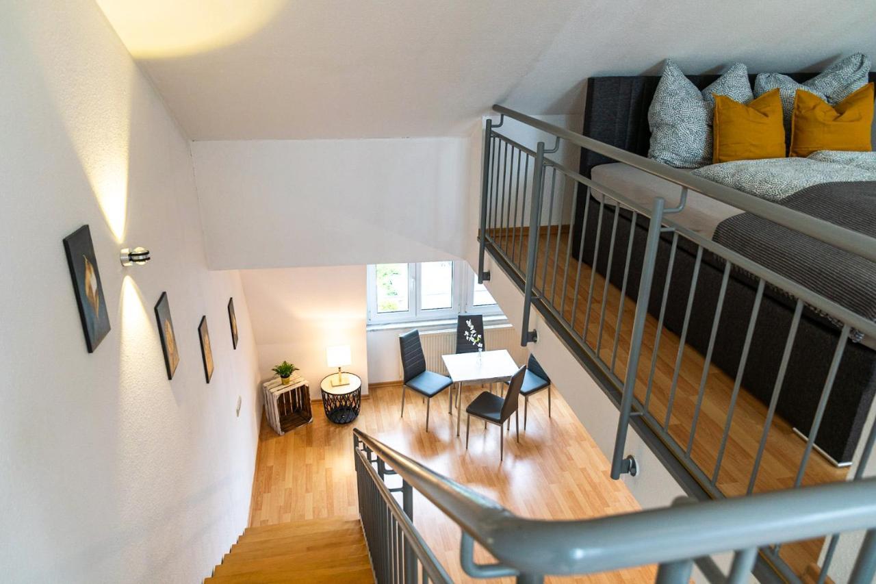 Blue Chili 99 - Grosszuegiges Loft Wlan Boxspringbett Bis 4 Pers Leilighet Leipzig Eksteriør bilde